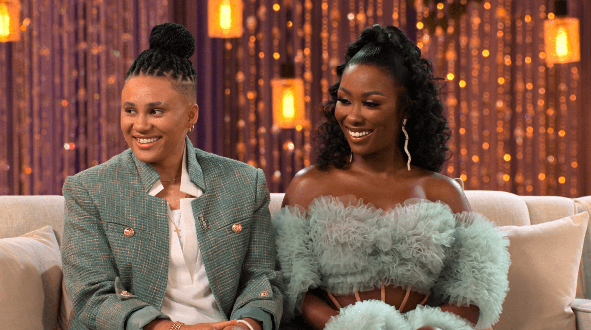 AJ and Britney at the Ultimatum: Queer Love reunion